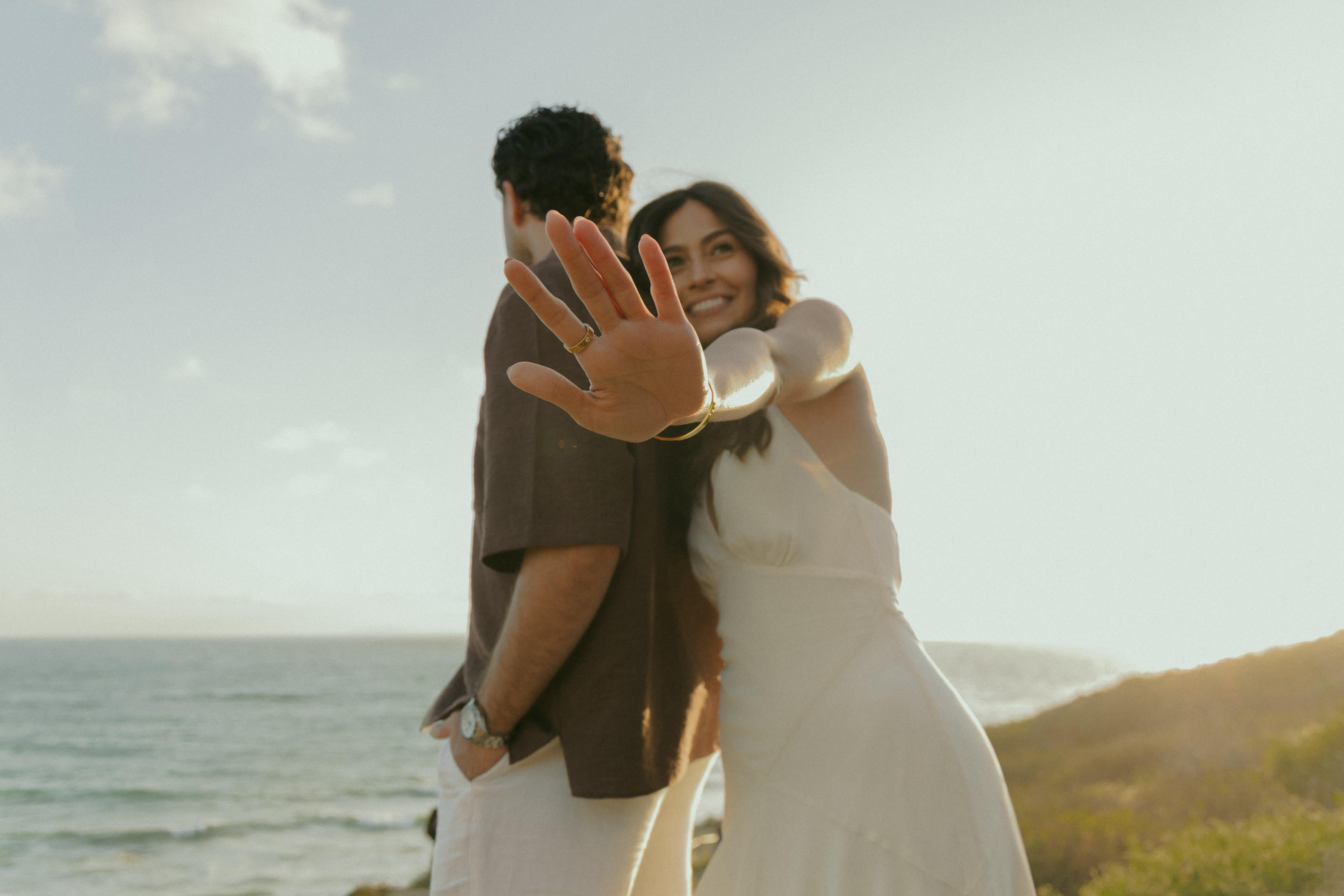 Iten & Amer engagement photo